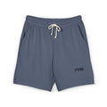 PTSD Embroidered Sweat Shorts — Lightweight Fleece Casual Lounge Shorts