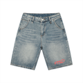 Men's Vintage Wash Denim Shorts